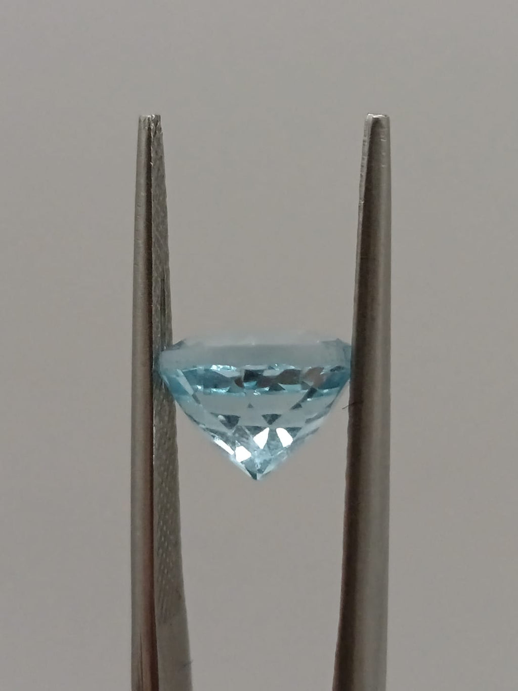 Aguamarina circular de 2.91ct