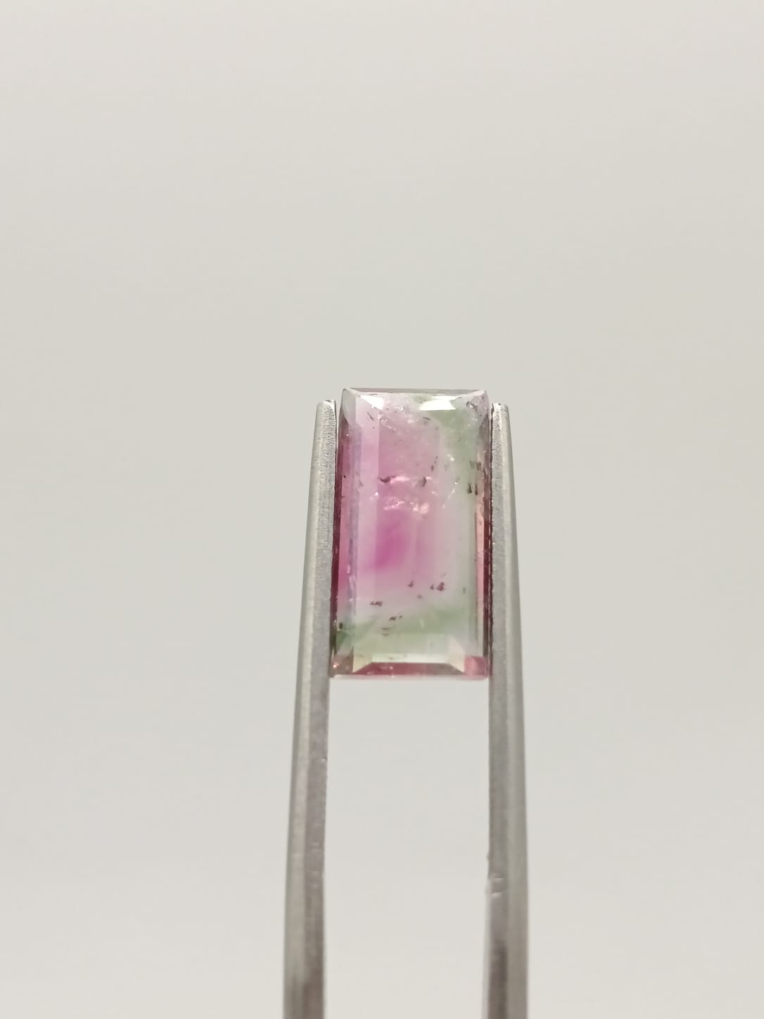 Turmalina sandia rectangular de 3.61ct
