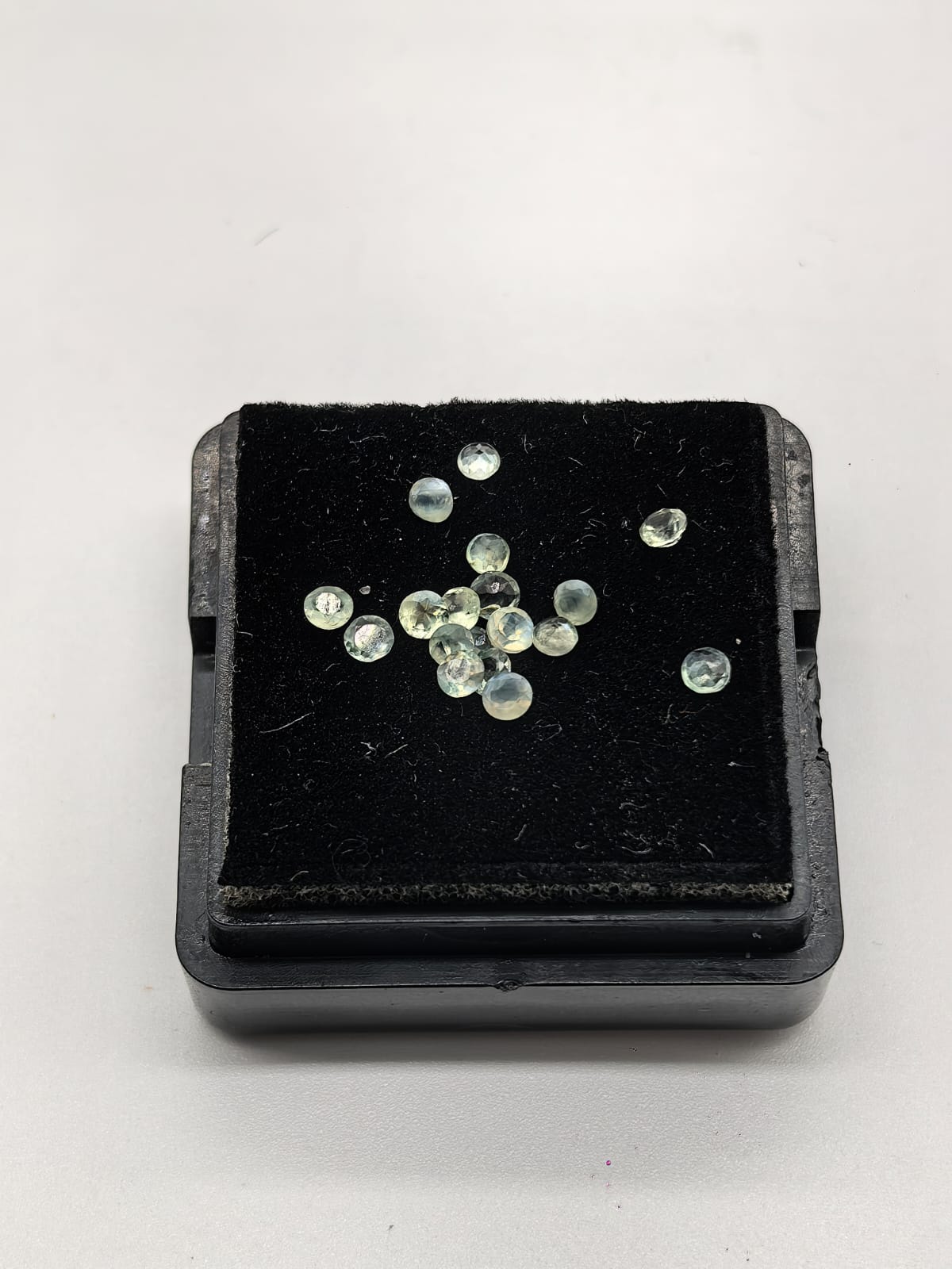 Alexandrita circular, lote de 0.78ct