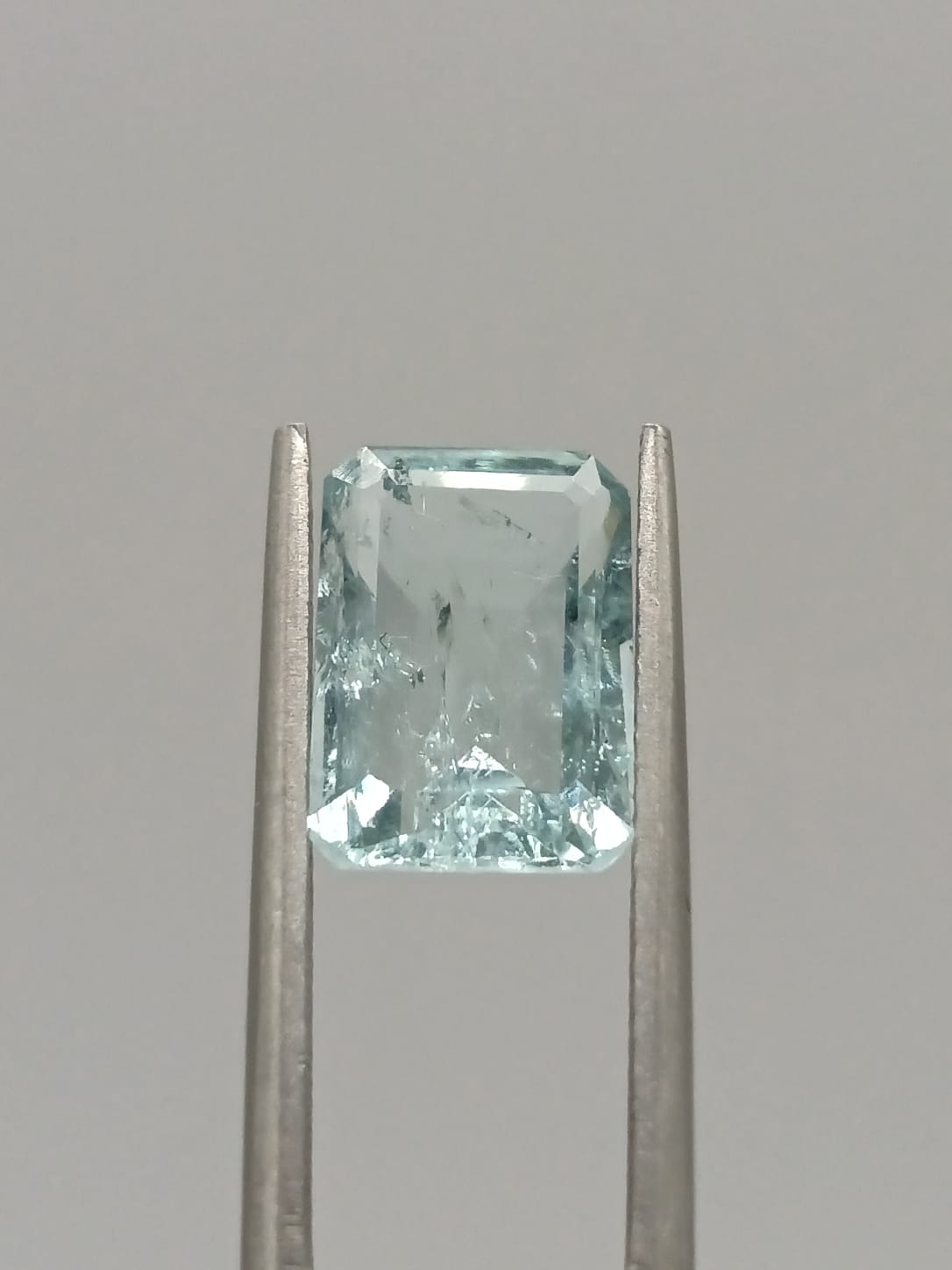 Aguamarina rectangular de 3.07ct