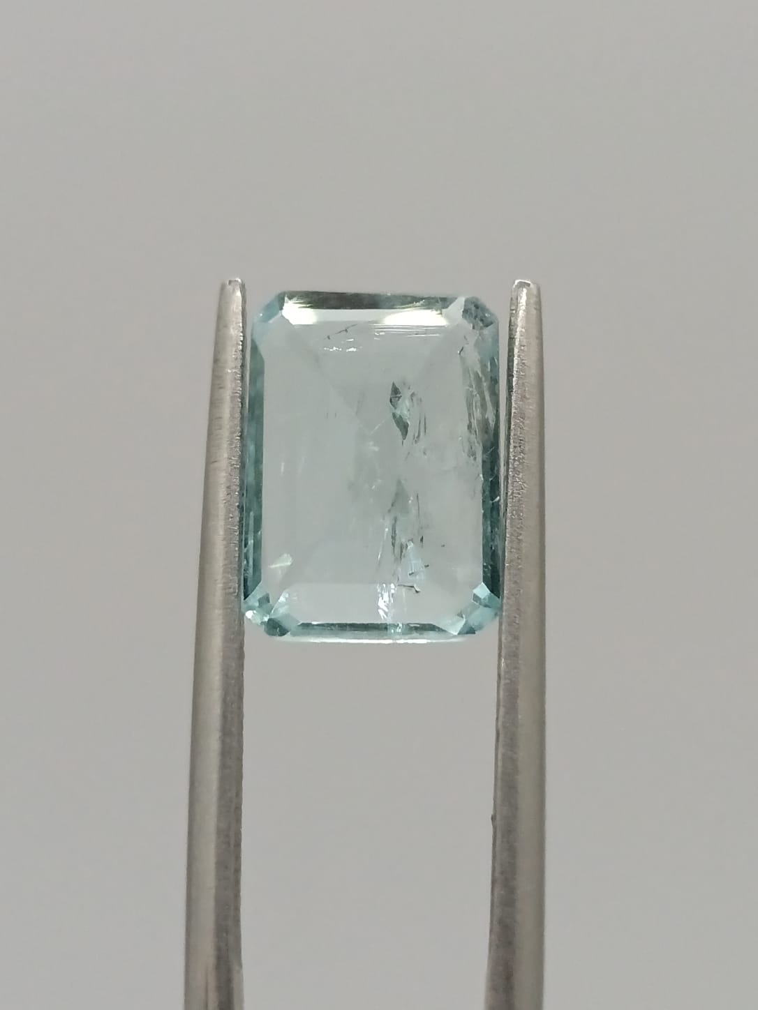 Aguamarina rectangular de 3.07ct