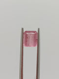 Turmalina rosa cuadrada de 1.61ct
