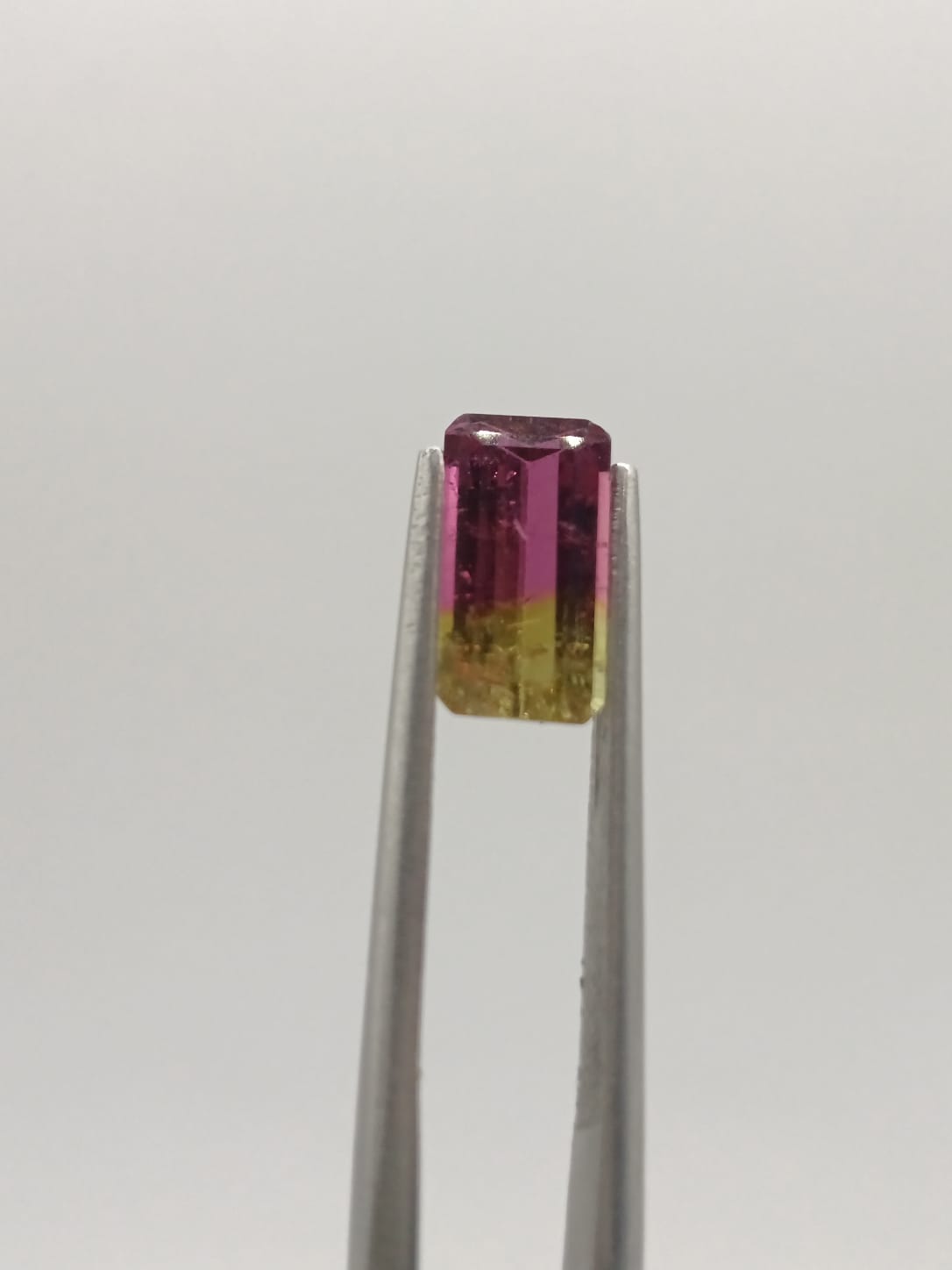 Turmalina sandia rectangular de 1.70ct
