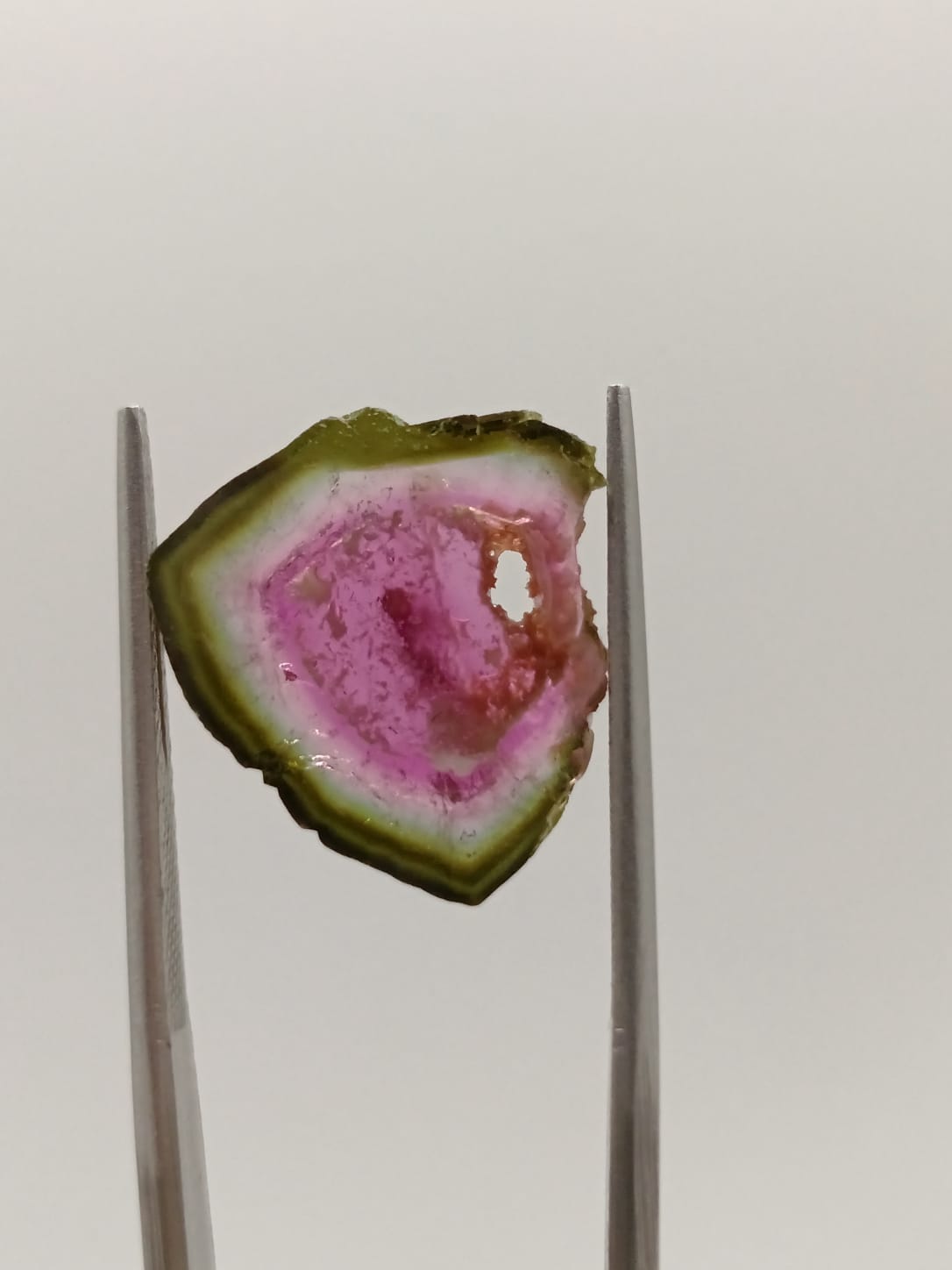 Turmalina sandia corte fancy de 9.72ct