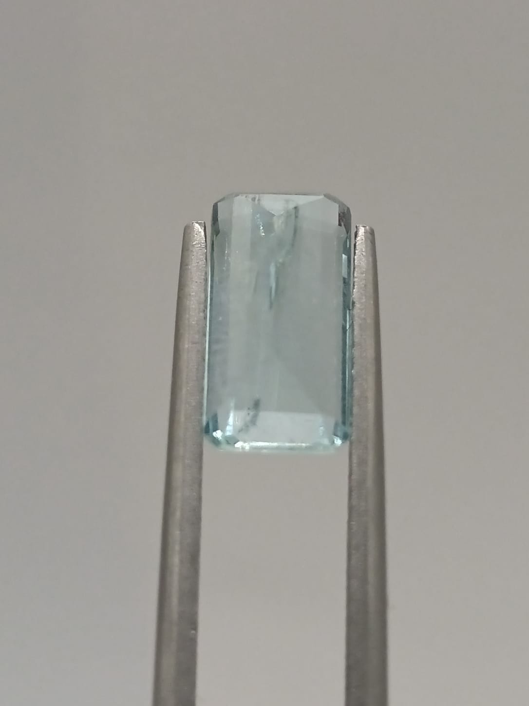 Aguamarina rectangular de 2.06ct
