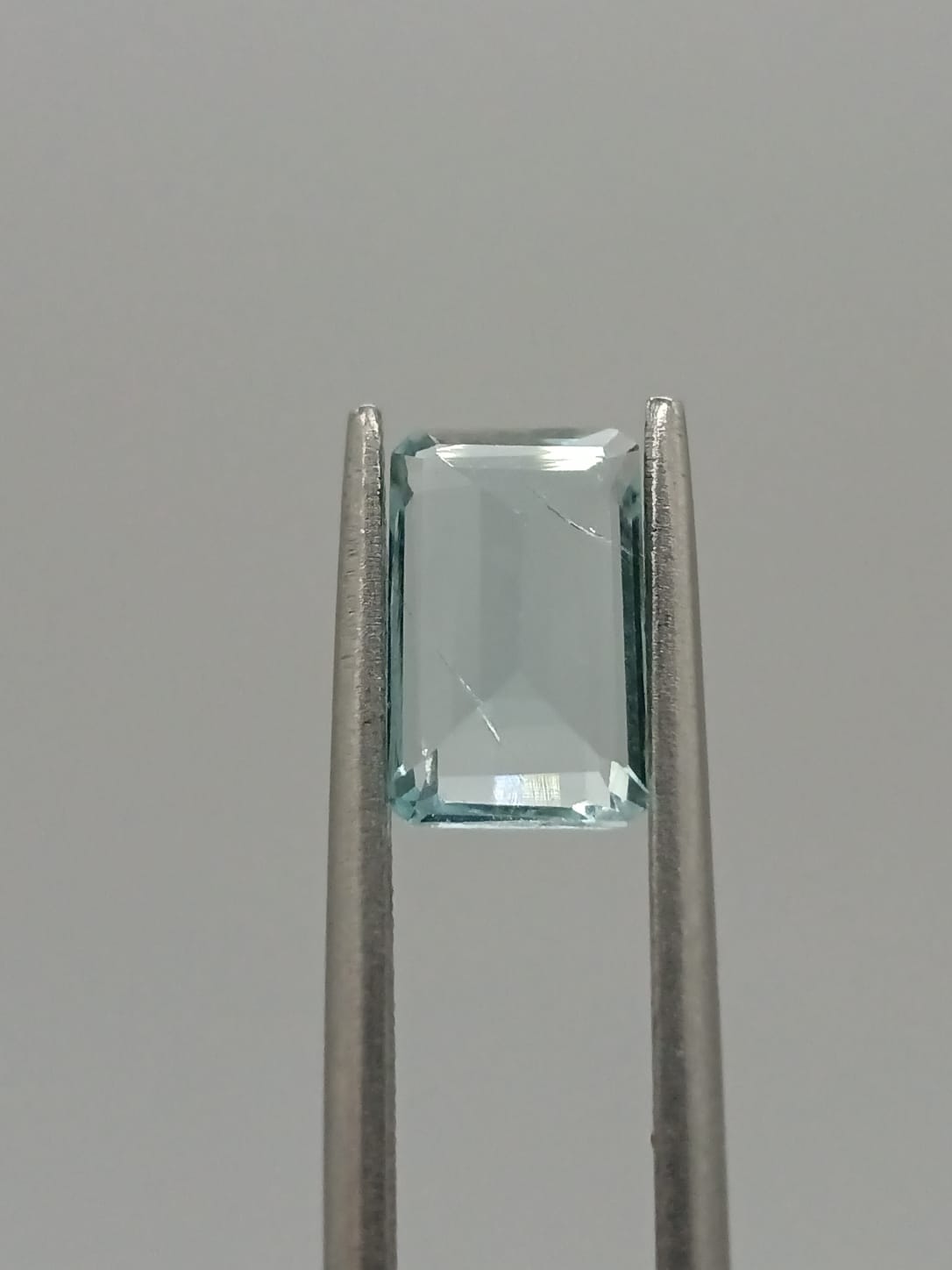 Aguamarina rectangular de 1.62ct
