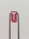 Turmalina rosa rectangular de 1.56ct