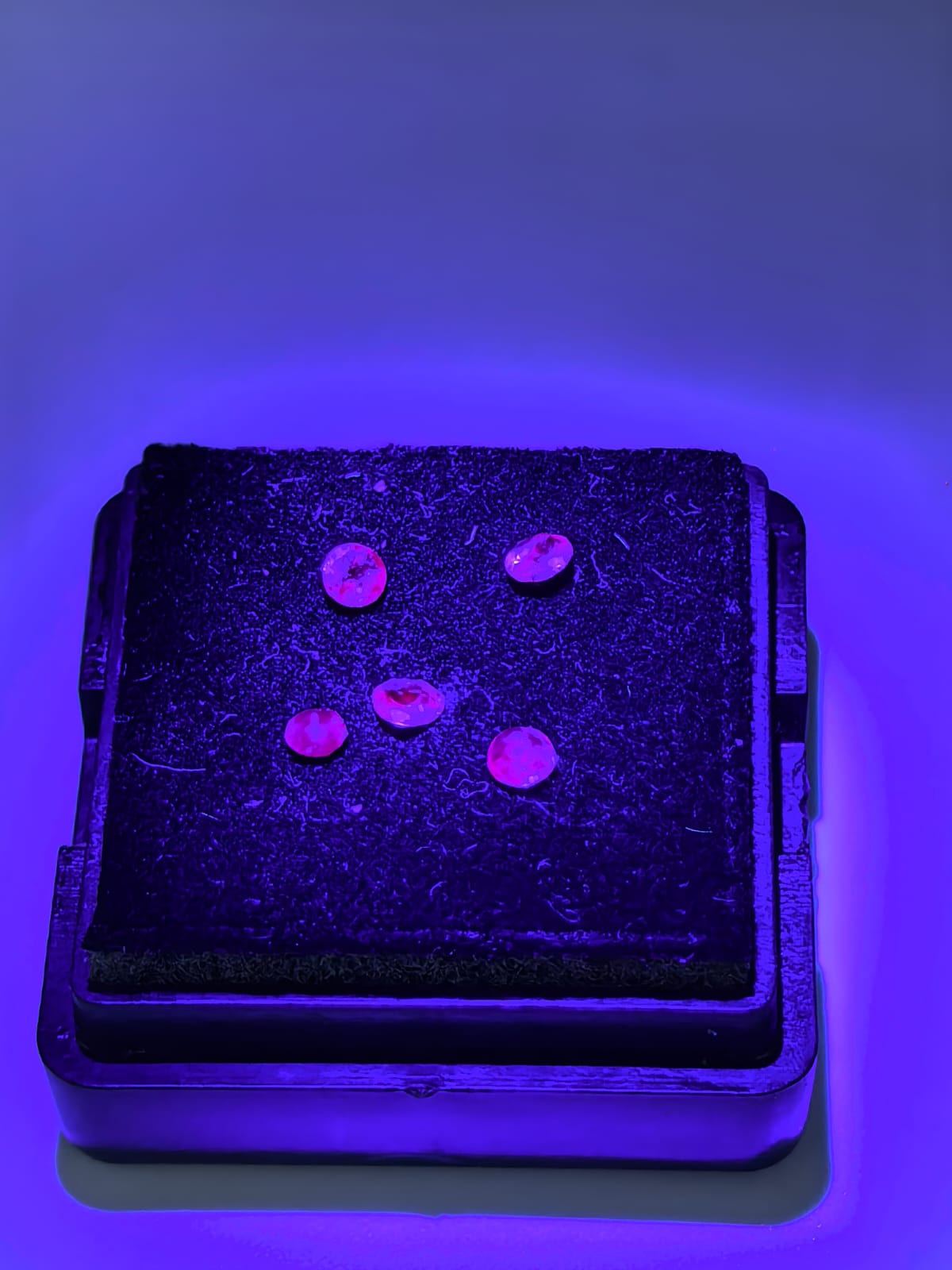 Alexandrita circular, lote de 0.37ct