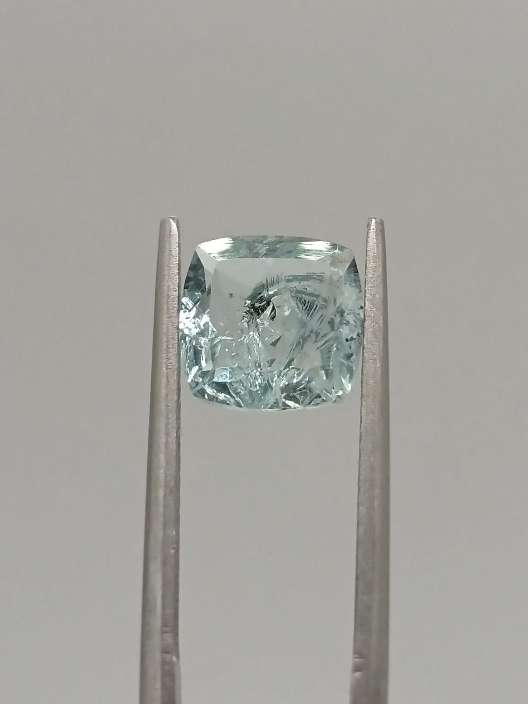 Aguamarina cuadrada de 2.16ct