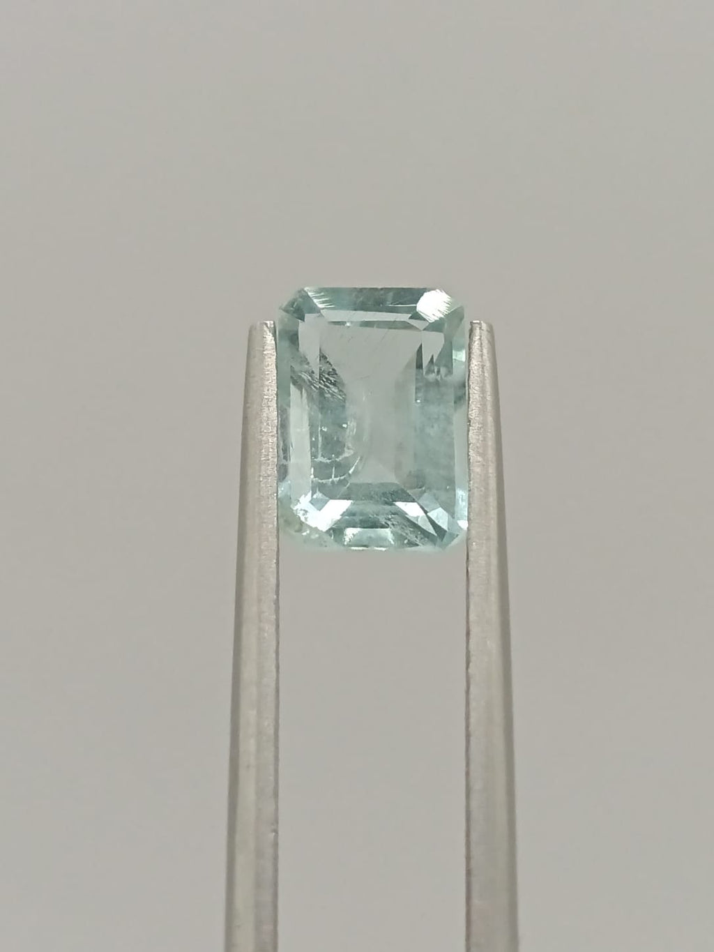 Aguamarina rectangular de 1.64ct