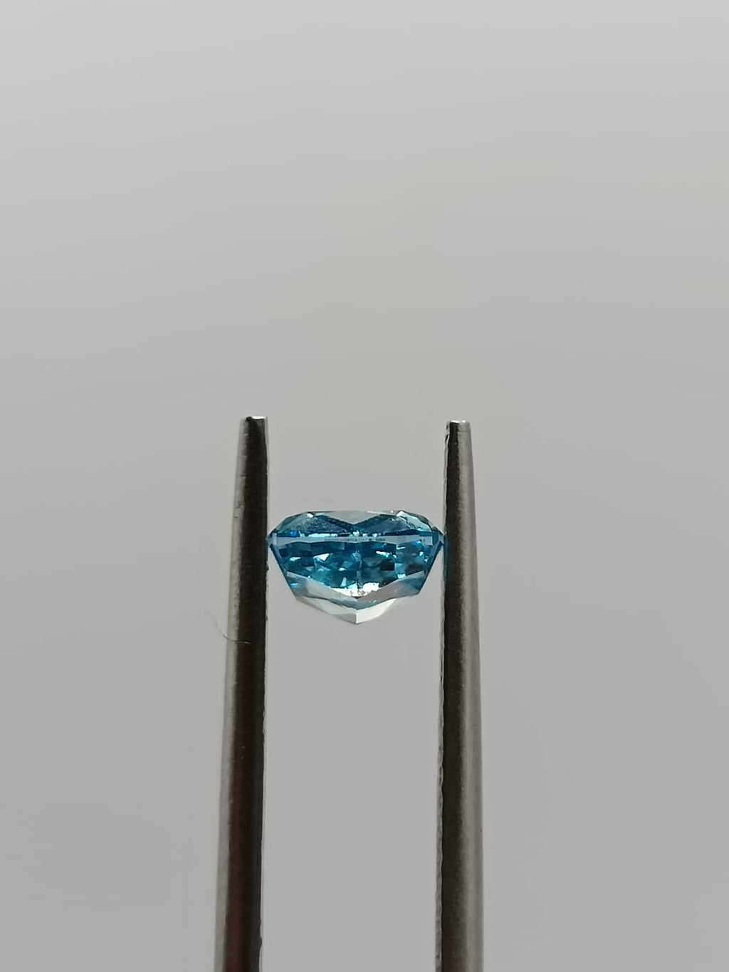 Diamante lab azul de 1.01ct