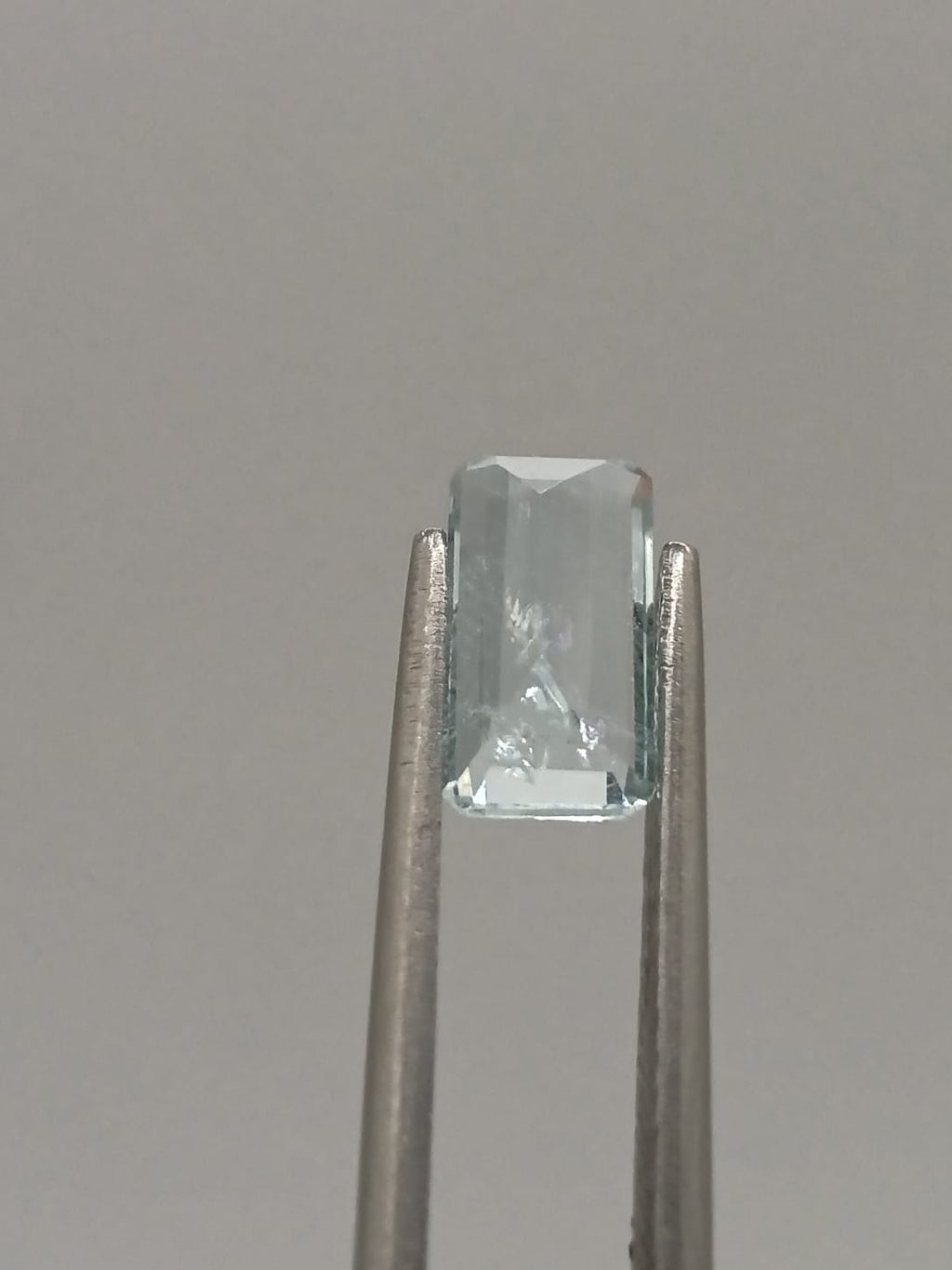 Aguamarina rectangular de 1.23ct