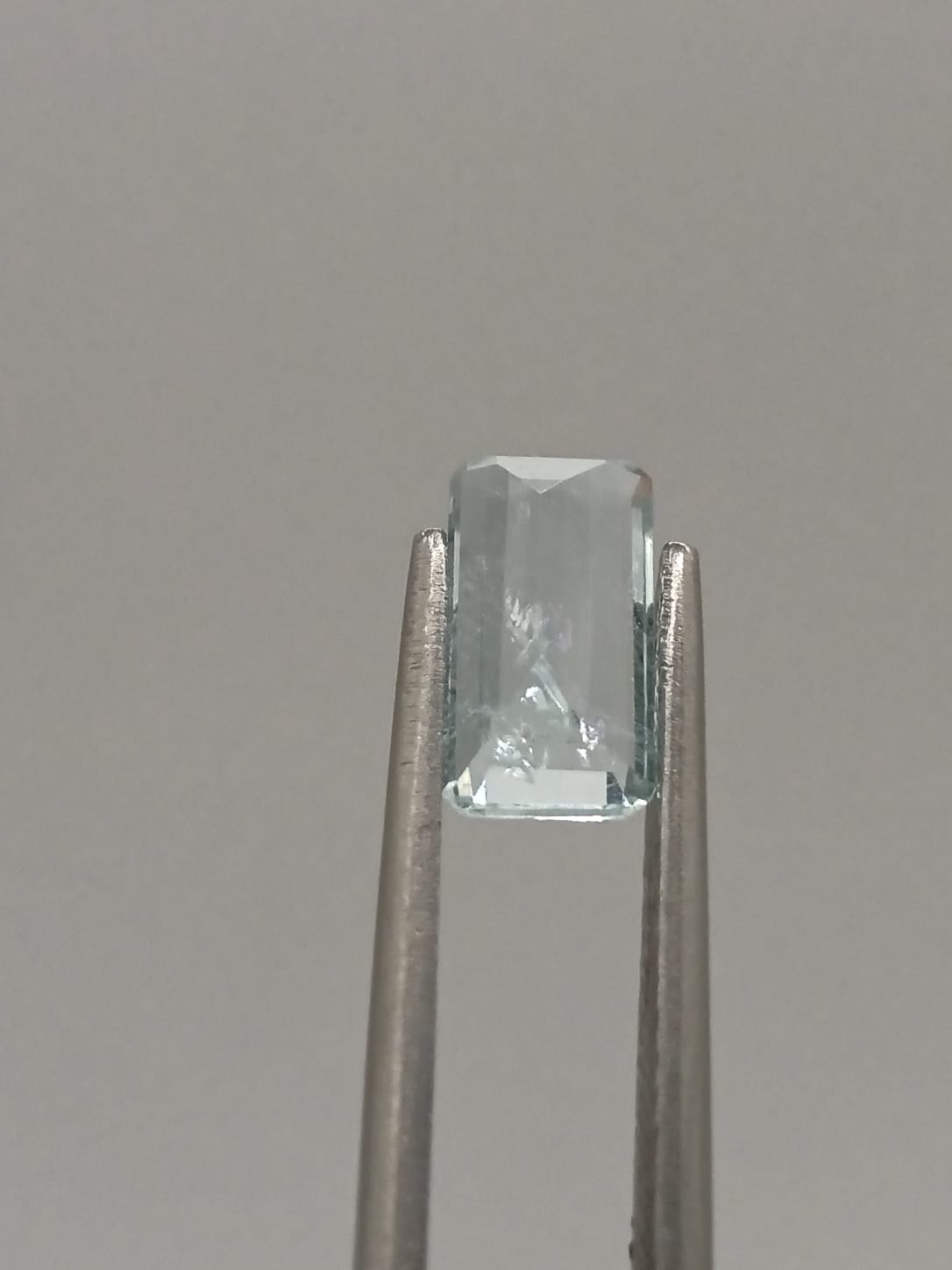 Aguamarina rectangular de 1.23ct