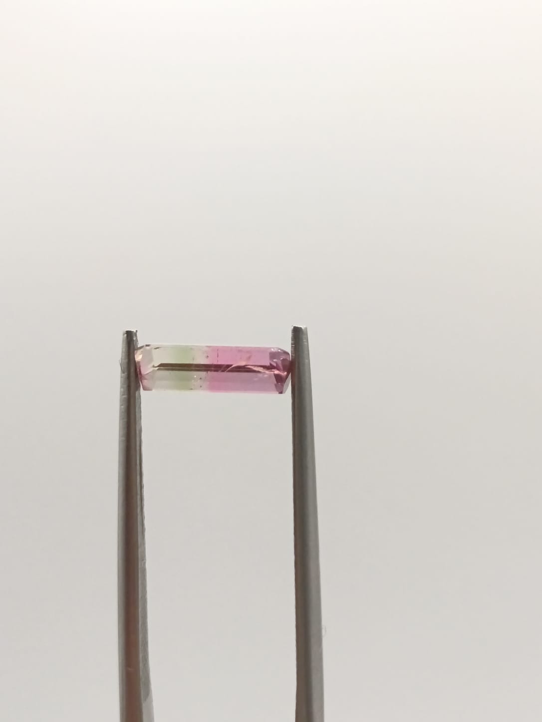 Turmalina sandia rectangular de 1.01ct