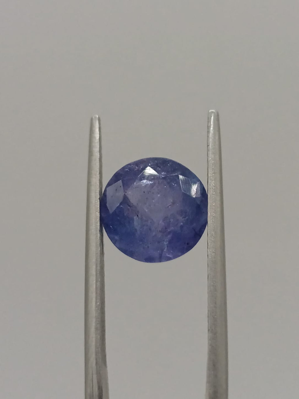 Tanzanita circular de 2.78ct