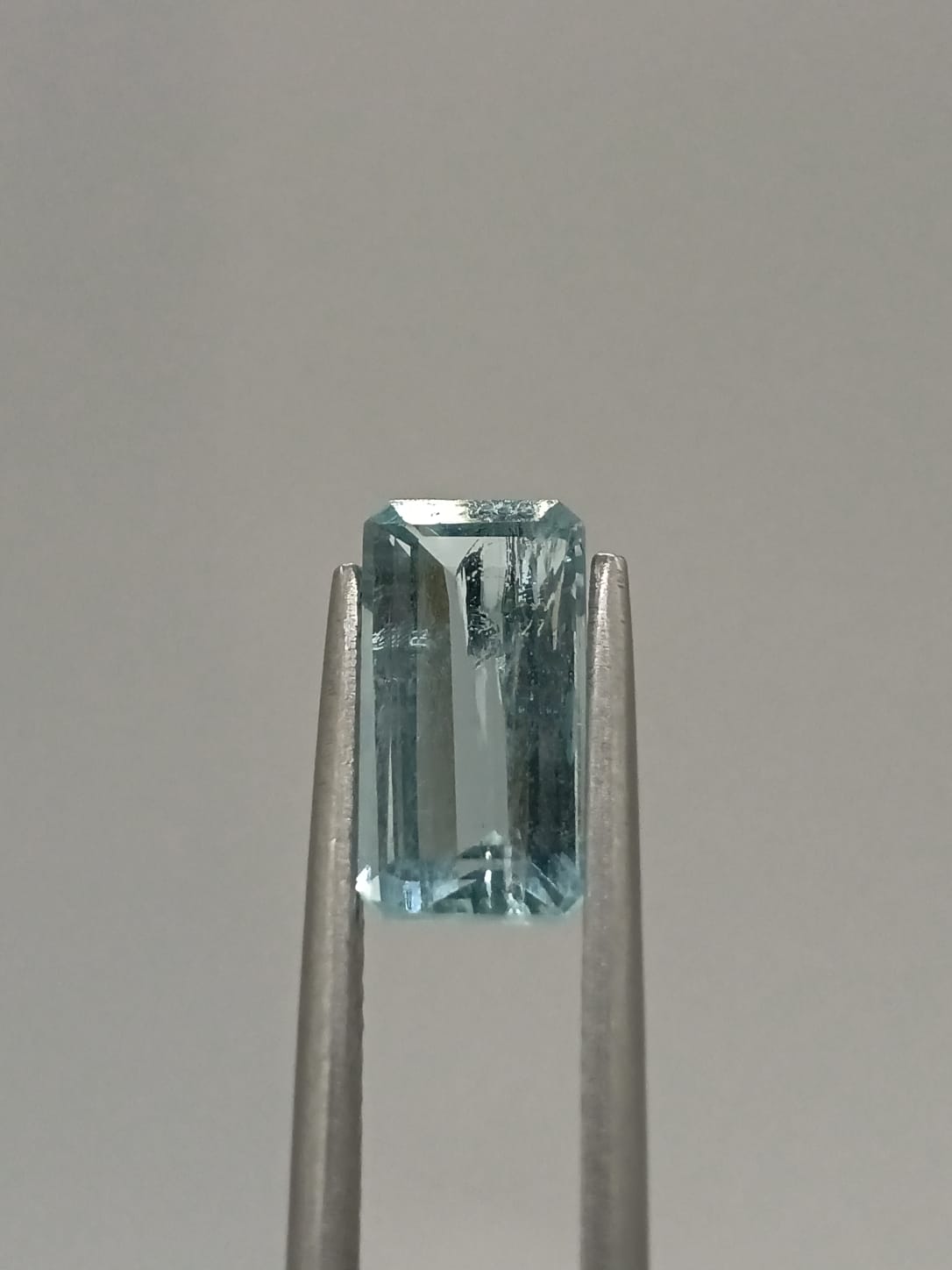 Aguamarina rectangular de 2.06ct