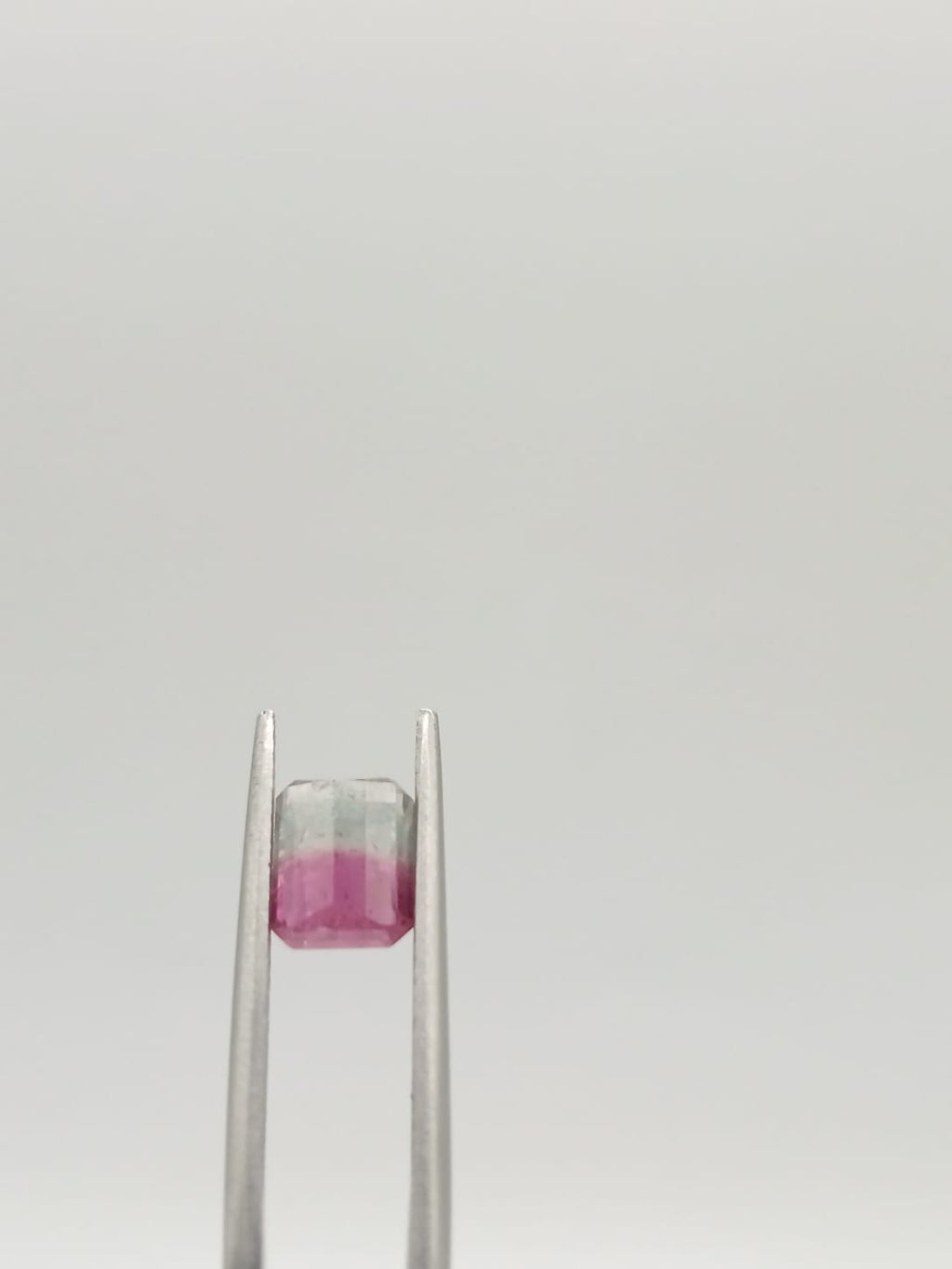 Turmalina sandia rectangular de 1.42ct