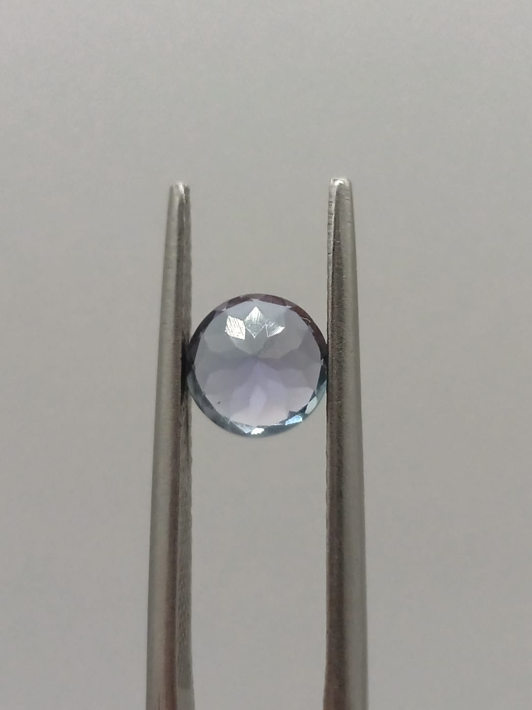 Tanzanita circular de 1.08ct
