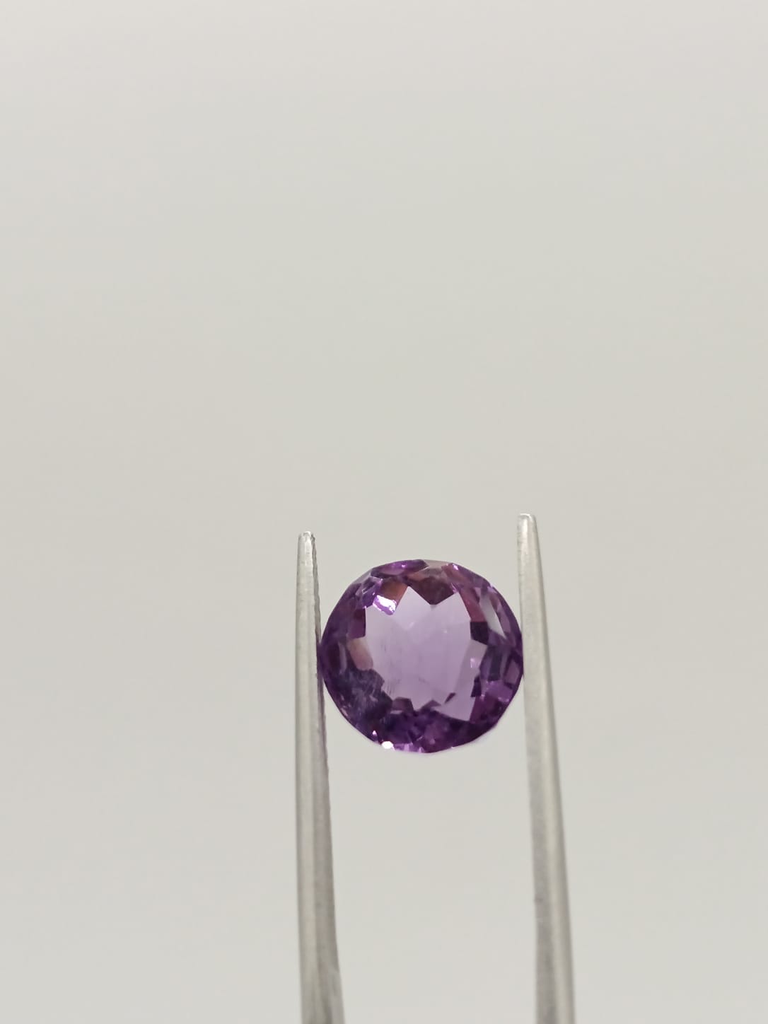 Amatista circular de 3.98ct