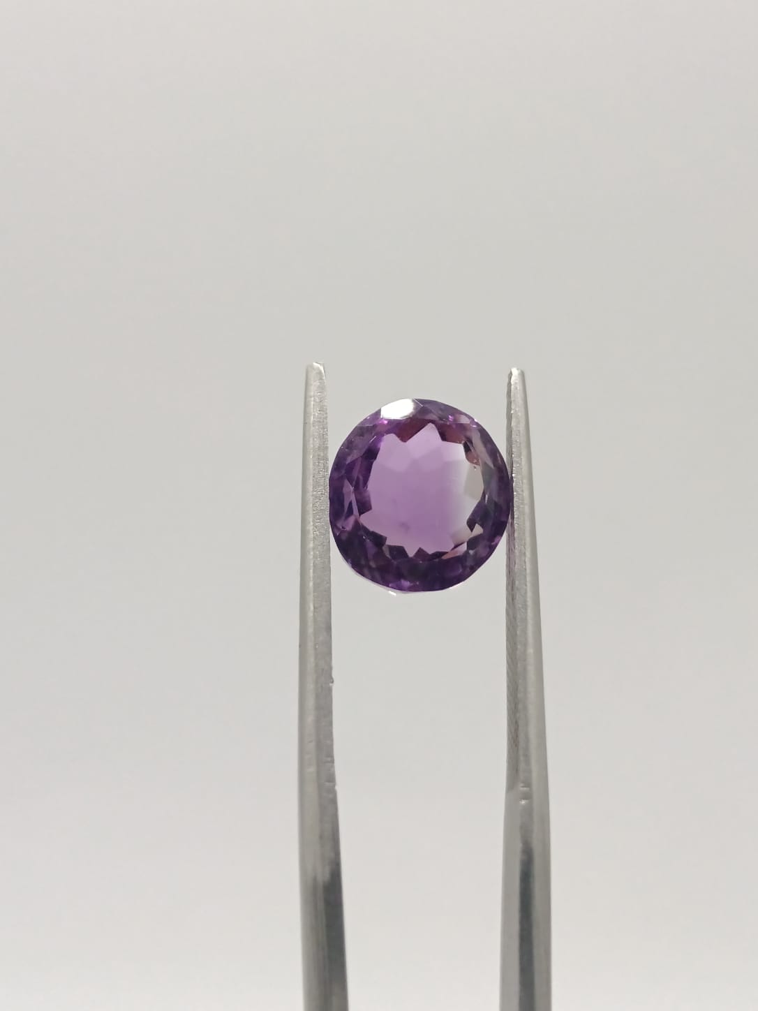 Amatista circular de 3.66ct