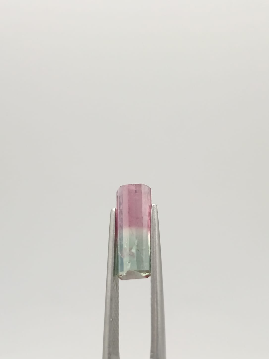 Turmalina sandia rectangular de 2.35ct