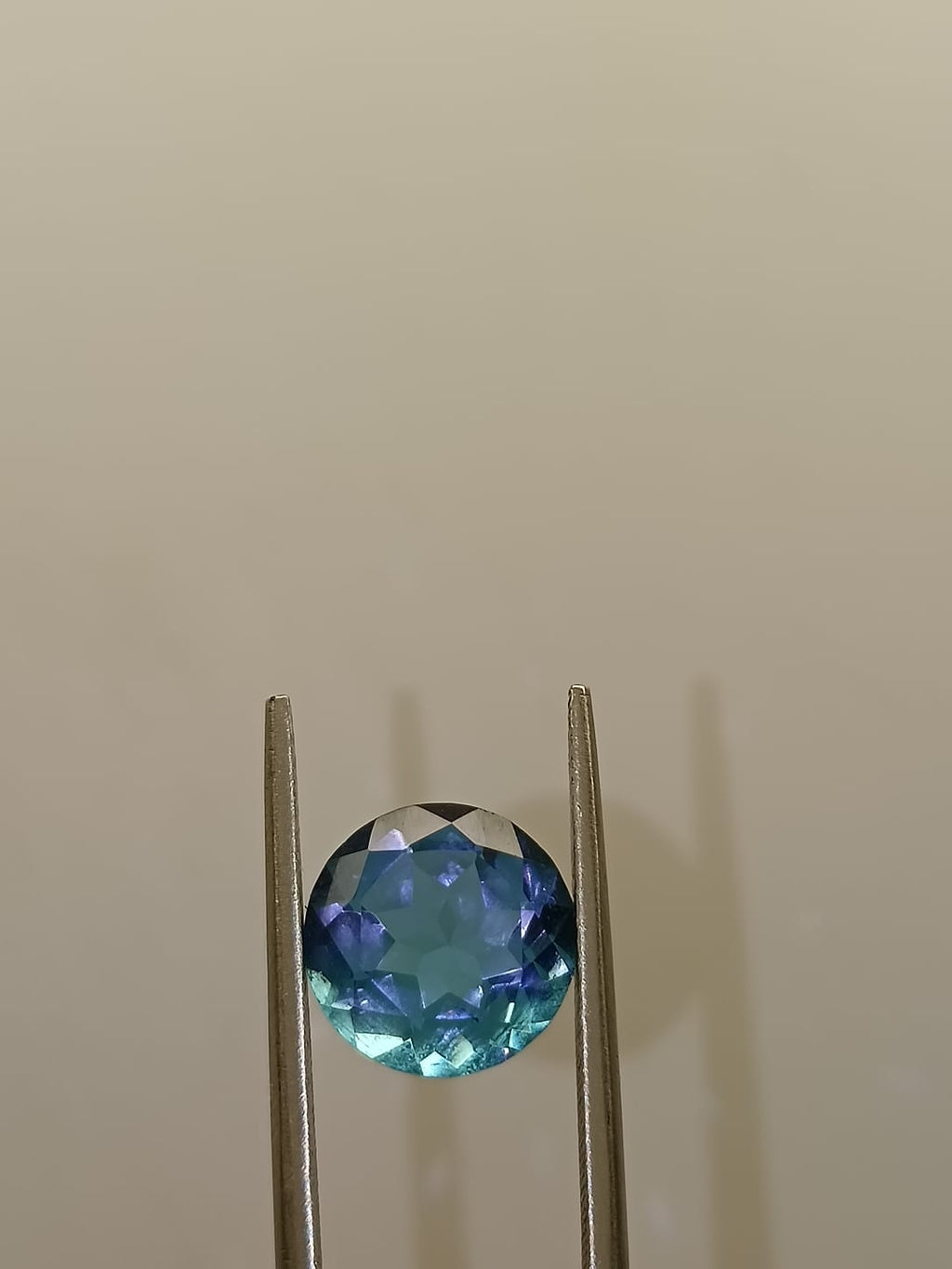 Alexandrita circular de 2.82ct