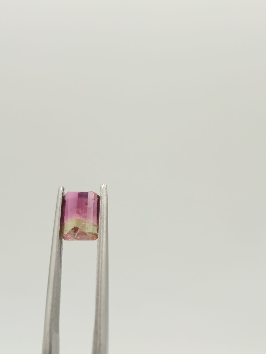 Turmalina sandia rectangular de 1.23ct