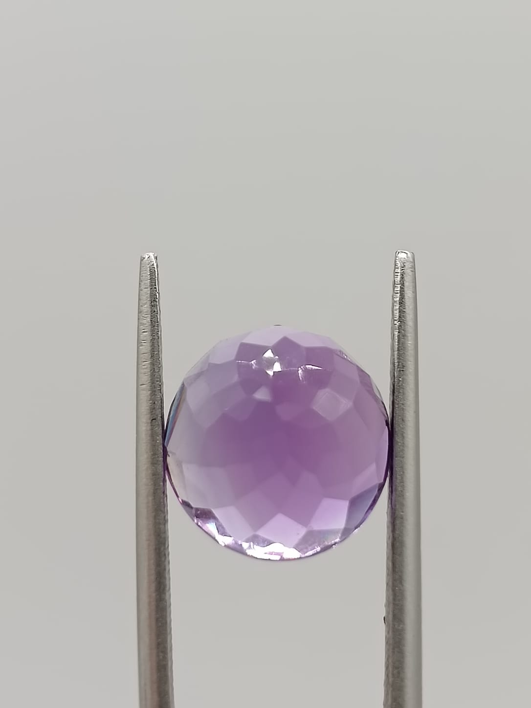 Amatista circular de 5.39ct