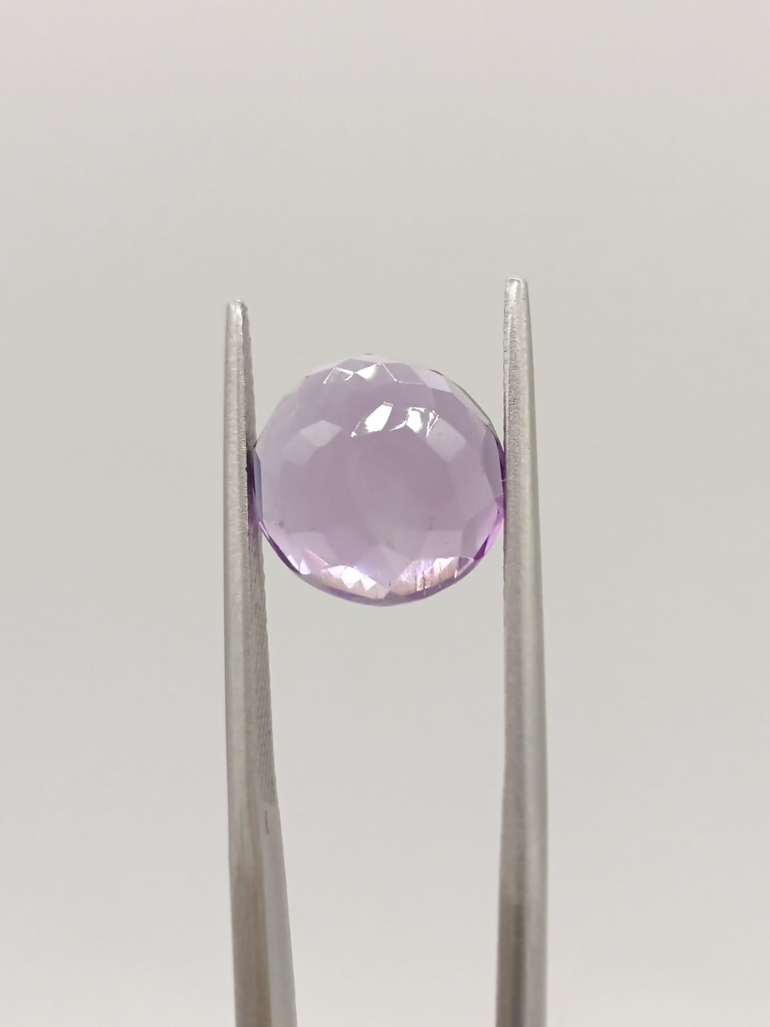 Amatista circular de 4.36ct