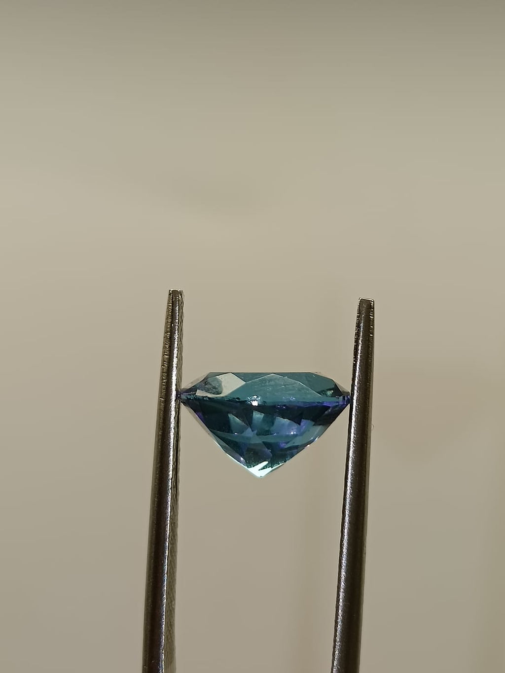 Alexandrita circular de 2.81ct