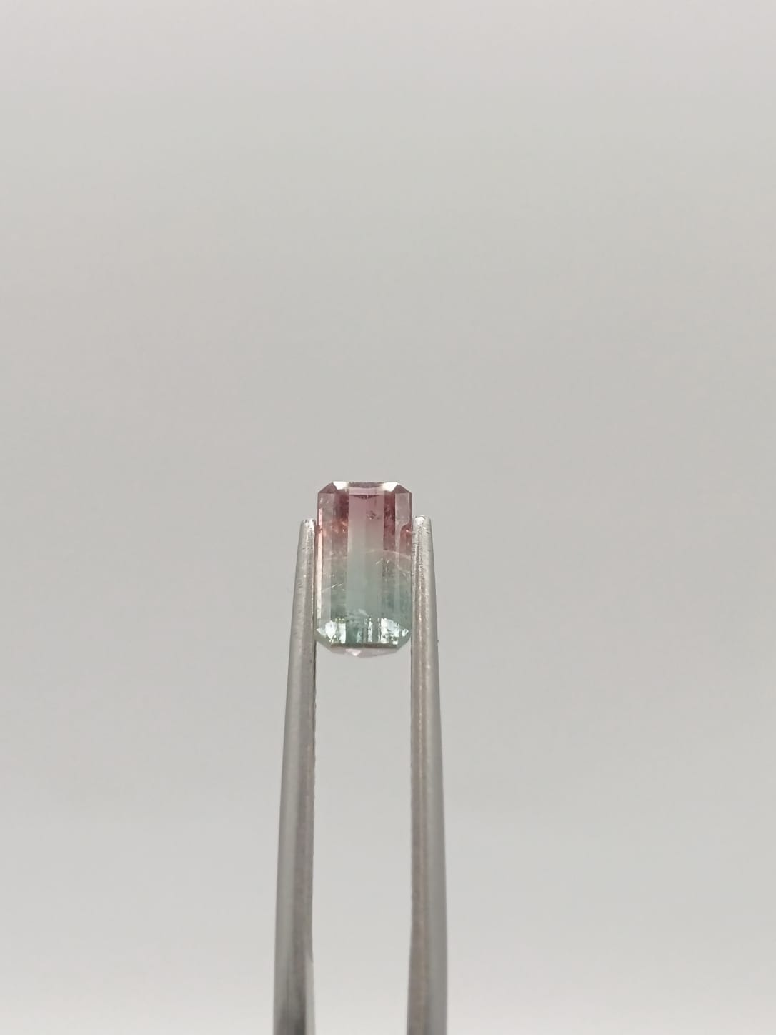 Turmalina sandia rectangular de 1.18ct