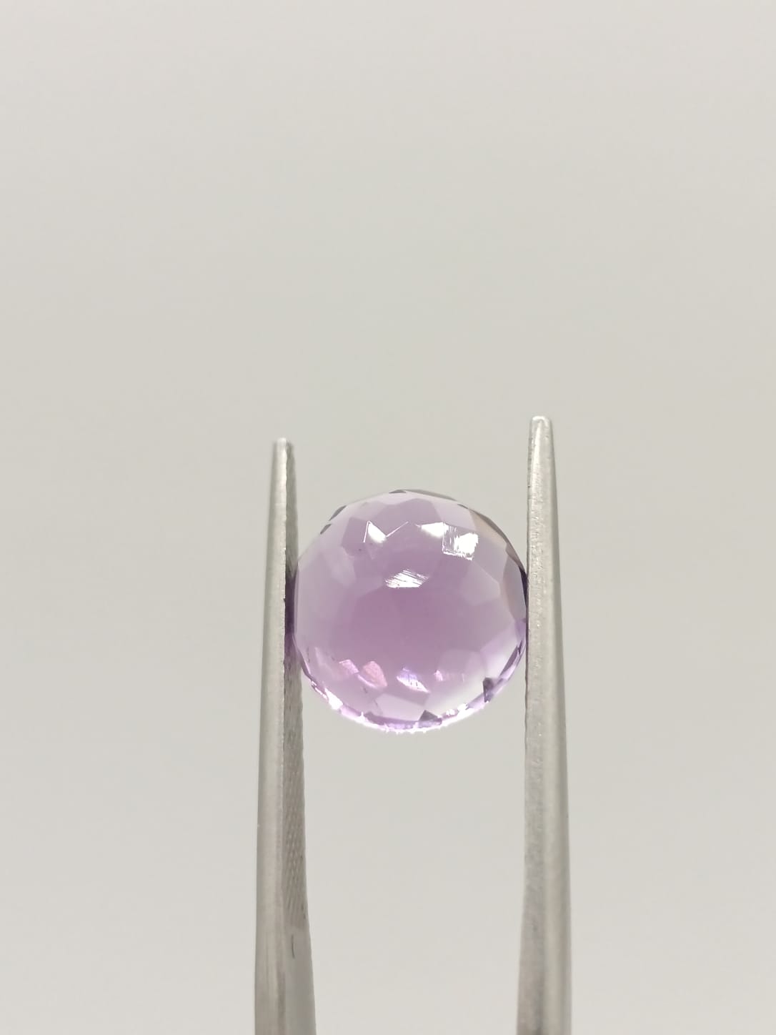 Amatista circular de 3.91ct