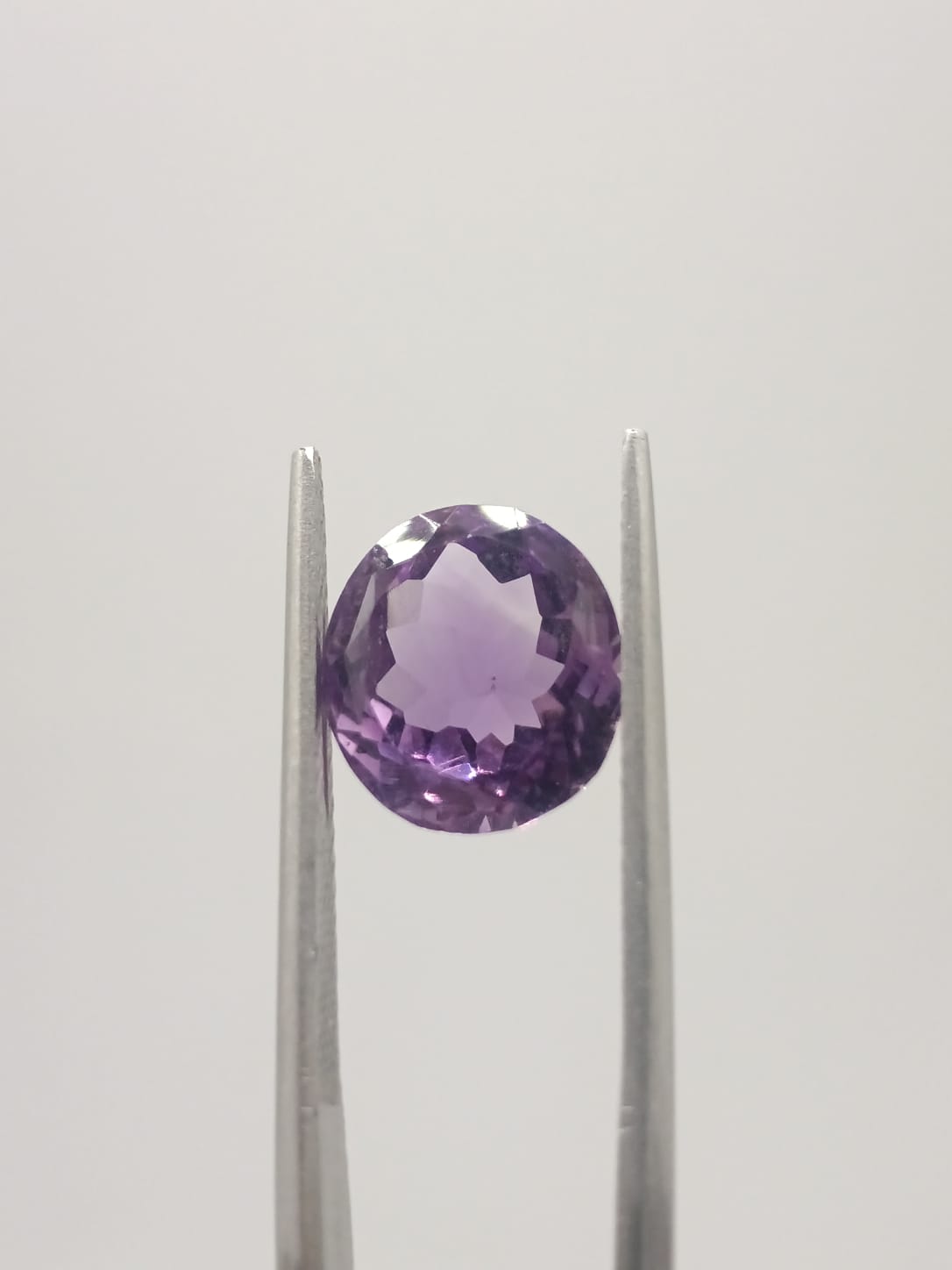 Amatista circular de 4.45ct