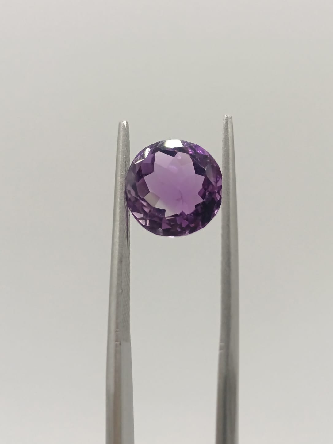 Amatista circular de 3.40ct