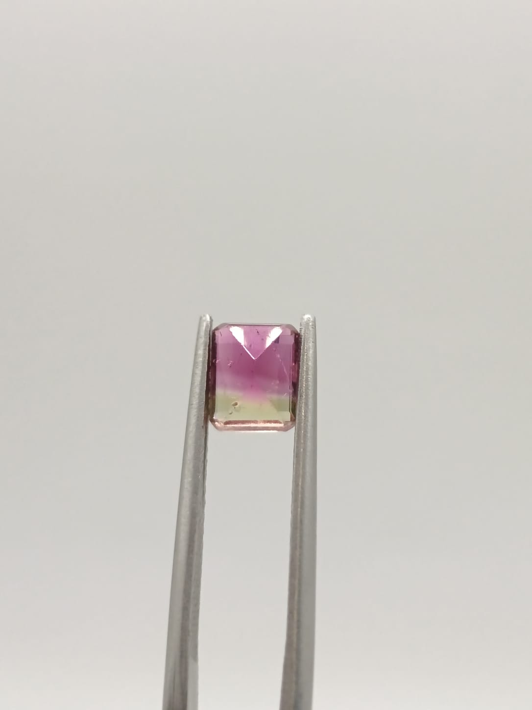 Turmalina sandia rectangular de 1.08ct