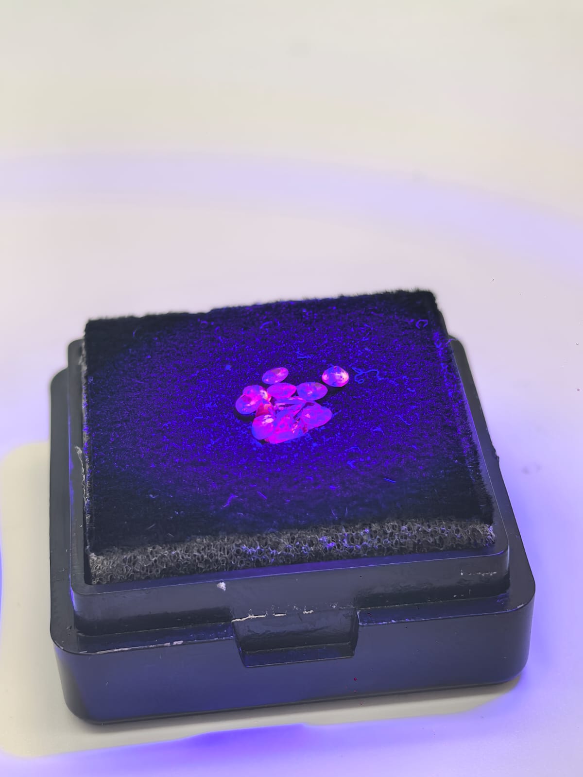 Alexandrita circular, lote de 0.45ct