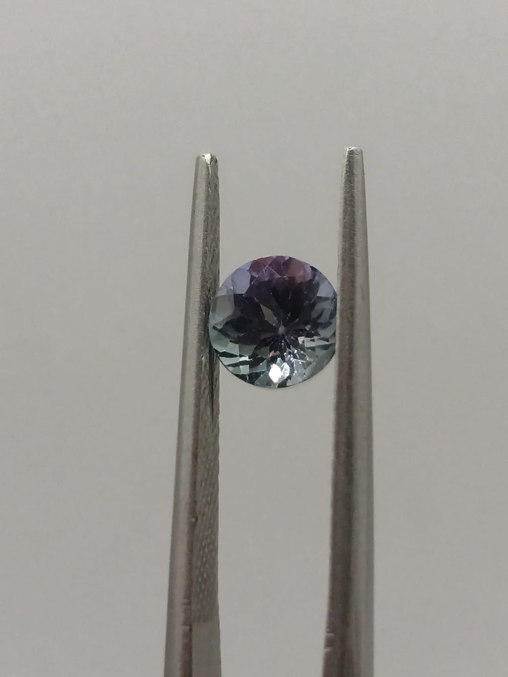 Tanzanita circular de 1.08ct