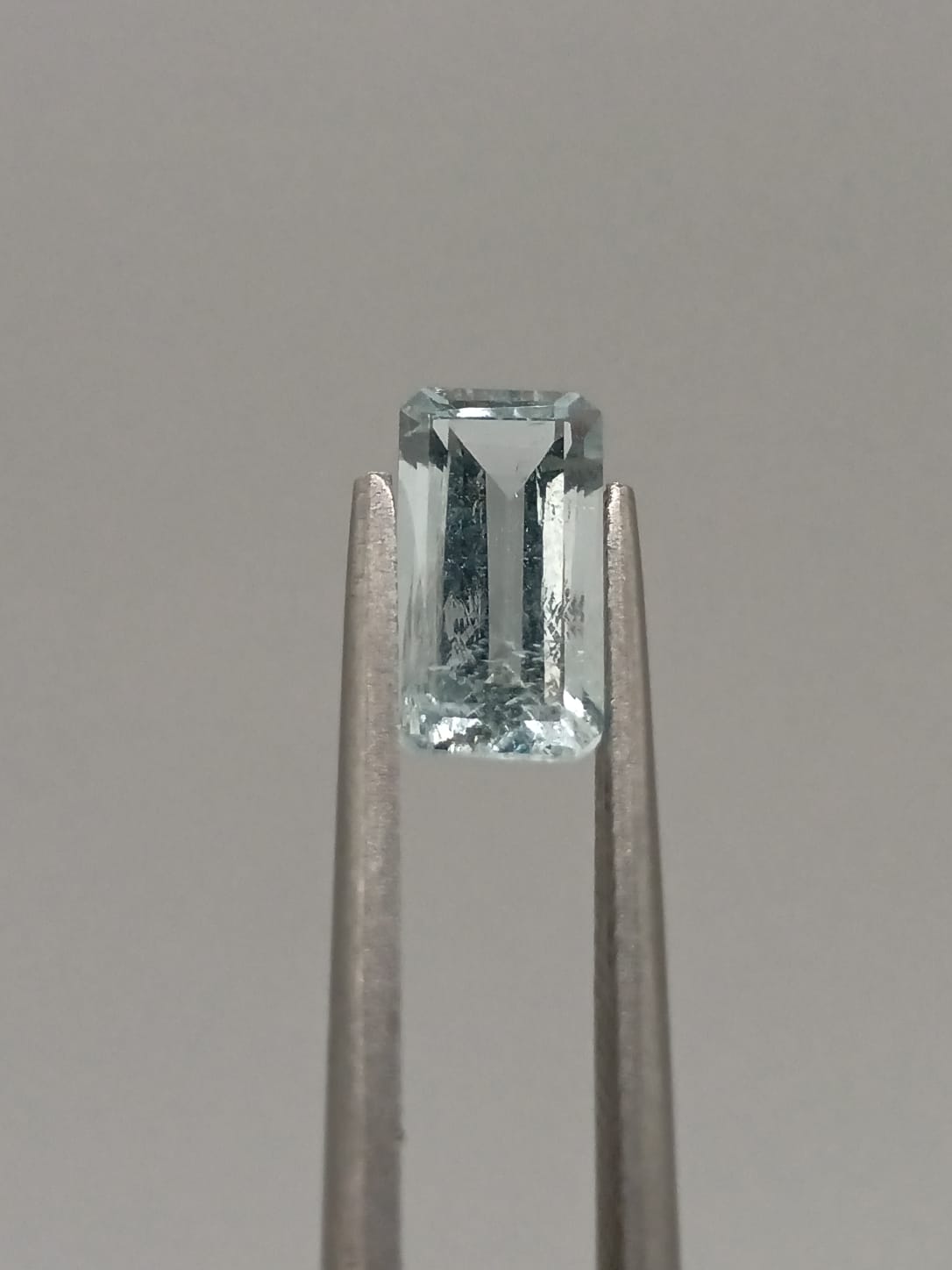 Aguamarina rectangular de 1.23ct