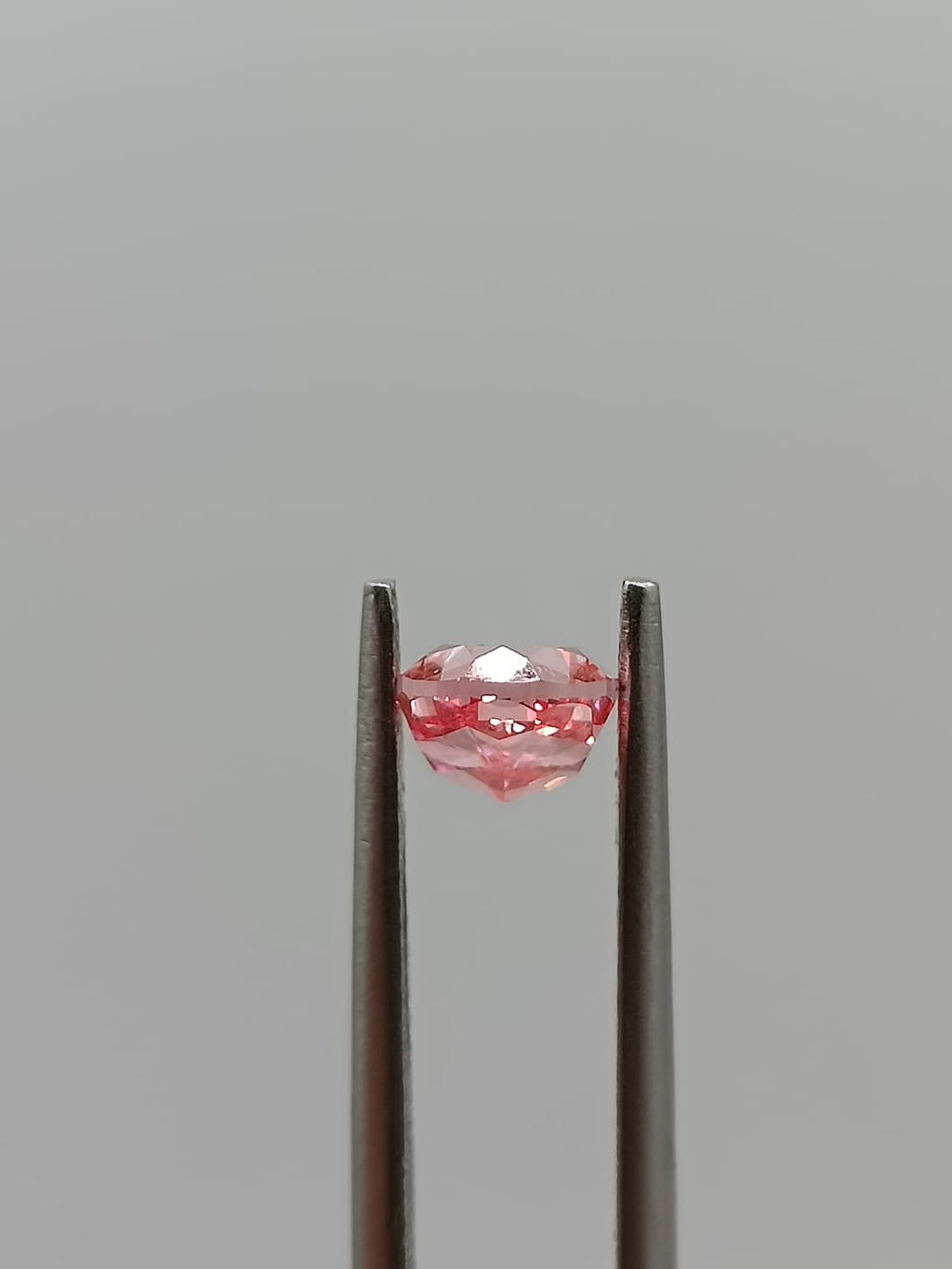 Diamante Lab rosa de 1.08ct