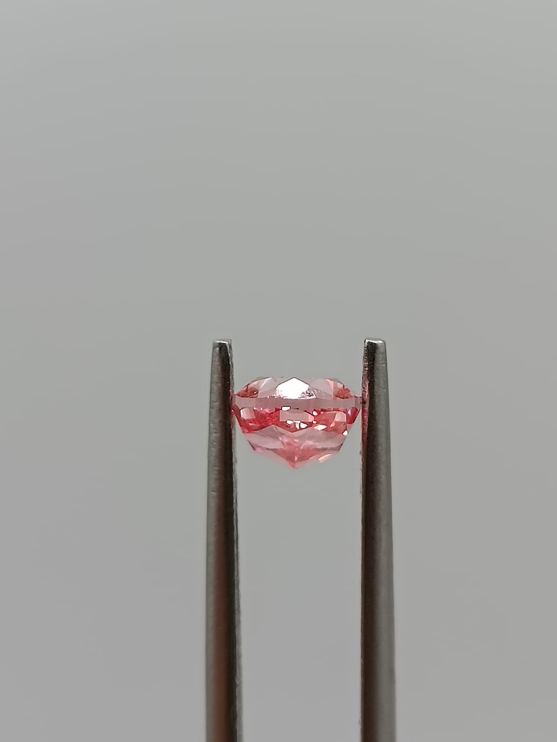 Diamante Lab rosa de 1.08ct