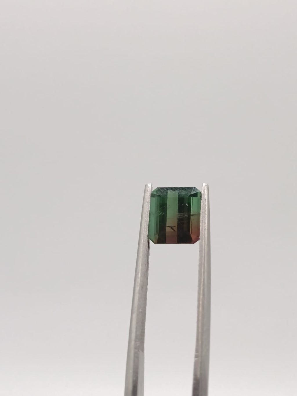 Turmalina sandia rectangular de 1.72ct