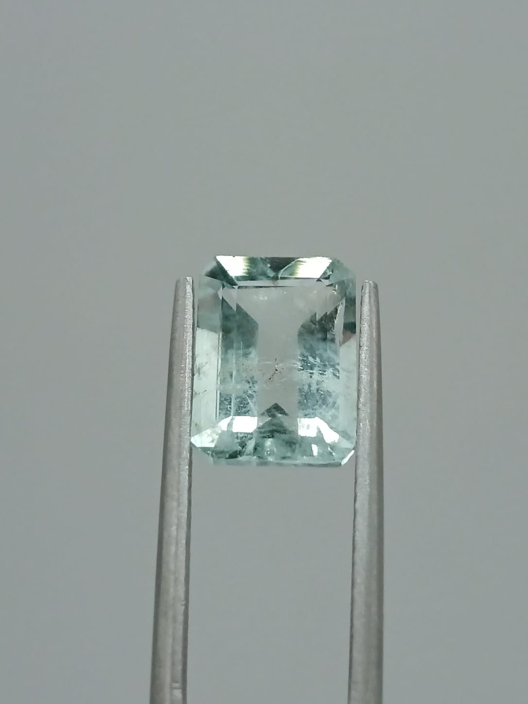 Aguamarina rectangular de 3.21ct