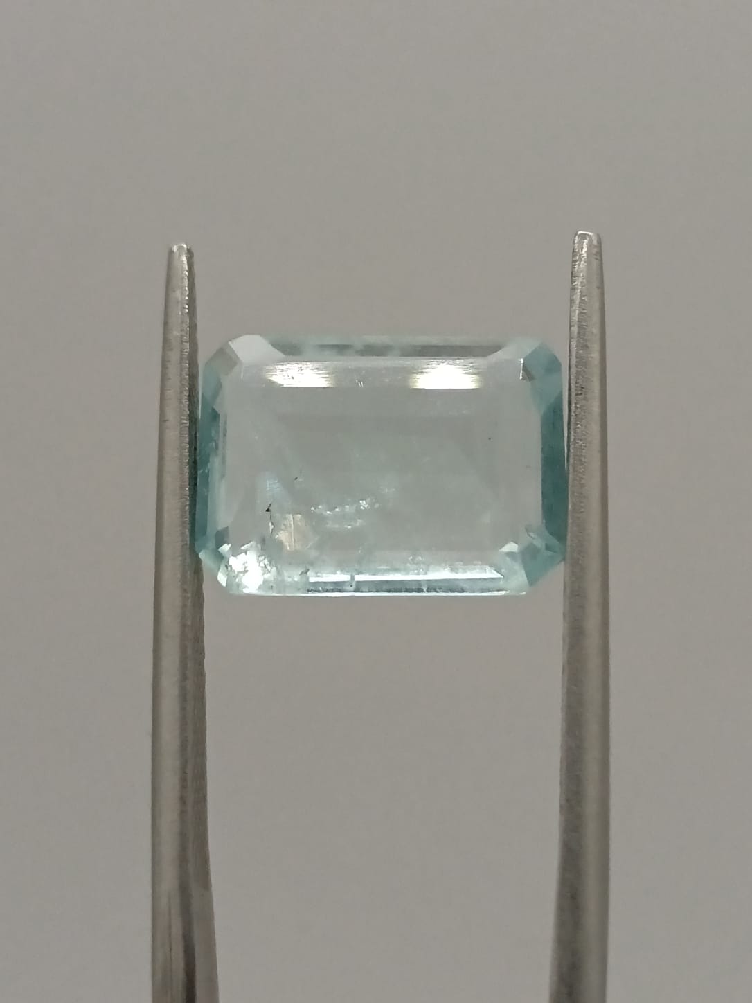 Aguamarina rectangular de 3.78ct