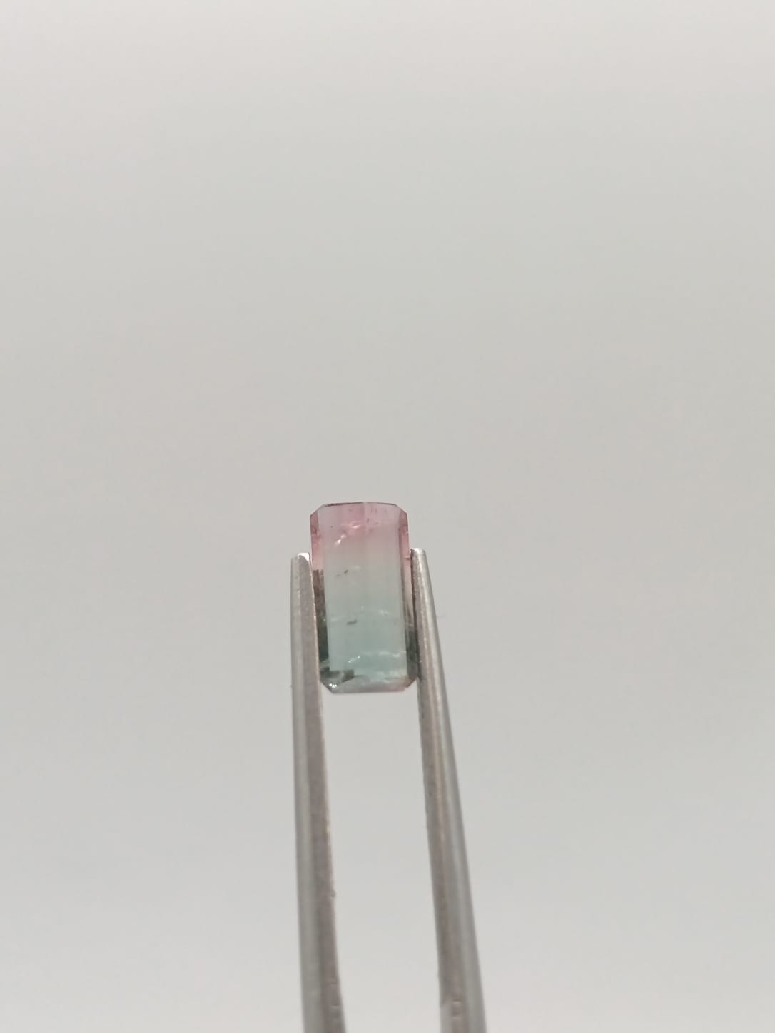 Turmalina sandia rectangular de 1.18ct
