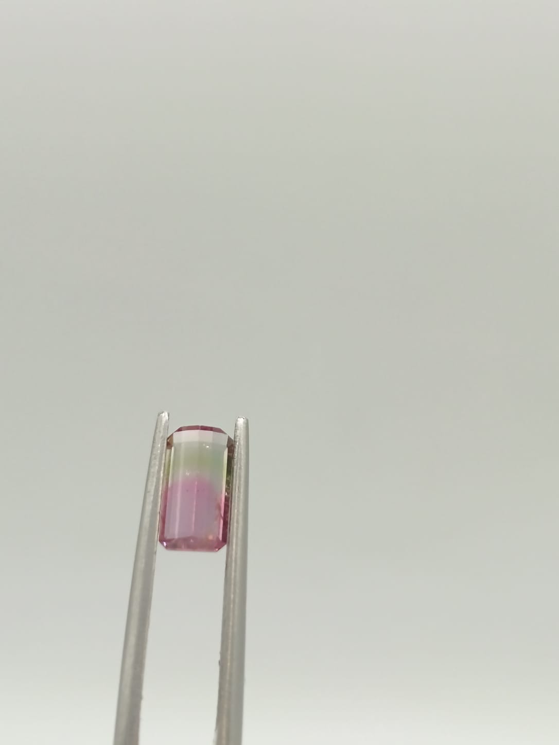 Turmalina sandia rectangular de 1.01ct